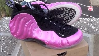 Nike Air Foamposite One Polarized Pink Review [upl. by Ennaisoj891]