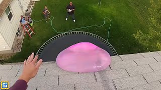 We Dropped a Giant Super Wubble off the Roof [upl. by Landes575]