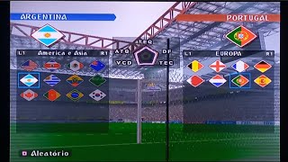 amistoso Argentina vs Portugal Bomba Patch 2024 PS2 [upl. by Nosreve]