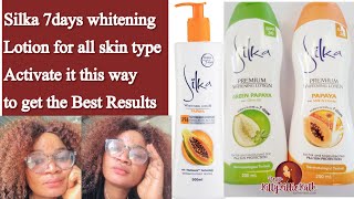 A detailed review on Silka 7days whitening lotion all you never knew [upl. by Ilyse]