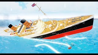 Sinking the Queen Mary in Tiny Sailors World [upl. by Ttereve]