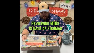 Reviewing the 2023 12 Days of Fishing Advent Calendar Box from Mystery Tackle Box [upl. by Retlaw]