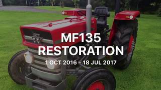 Massey Ferguson 135 Restoration [upl. by Eelrak108]