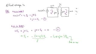 Circuit Theory Lec 46 Numericals on Magnetically Coupled Circuits [upl. by Tedric618]