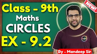 Class  9th Ex  92 Q1 Q2 Q3 Q4 Q5 Q6 Circles  Class 9 Maths Circles  New NCERT CBSE [upl. by Plath231]