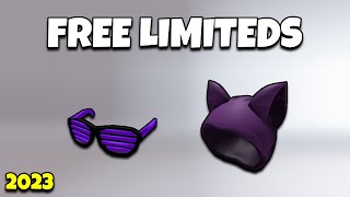 NEW GET THESE FREE LIMITEDS IN ROBLOX 2023 [upl. by Goodrow]