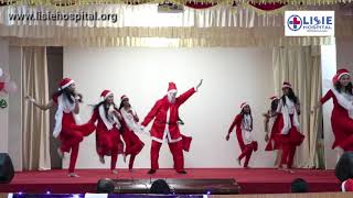 Energetic Dance performance on Christmas Day by Lisie School of Nursing Students [upl. by Yrhcaz]