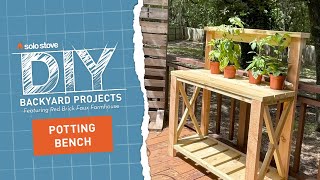 How to Build a Simple Potting Bench  DIY Season 2 w Astra Spanbauer [upl. by Dleifxam]