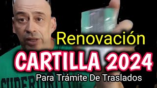 RENOVACIÓN DE LA CARTILLA MILITAR 2024 [upl. by Kristine]