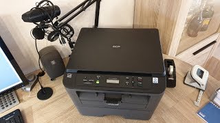 Brother DCPL2520DW Drucker Kopierer Scanner Laserdrucker schwarzweiss [upl. by Malachy]