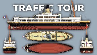 Minecraft SS Traffic Tour [upl. by Acima]