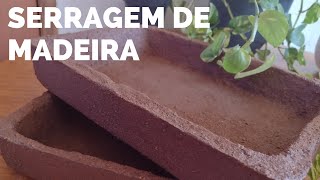 COMO FAZER CESTA COM SERRAGEM DE MADEIRA FAÇA PRA VENDER DIY PASSO A PASSO [upl. by Rivers124]