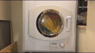 Panda Compact Clothes Dryer Review  Apartment Dryer Demo 110V PAN40SF [upl. by Htinnek]