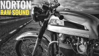 Norton Motorcycles Pure Raw Sound series  Norton Dominator 650 SS 1967 [upl. by Nirat260]