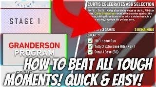 How To Beat ANY Tough Moment Challenge Fast Easy Tips For Moments MLB The Show 20 Diamond Dynasty [upl. by Russia216]