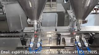 Automatic dry syrup powder filling machine [upl. by Lundt]