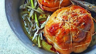 Recette  Paupiette de veau au beurre de sauge écrasé de pommes de terres façon Compagnons [upl. by Lainahtan587]