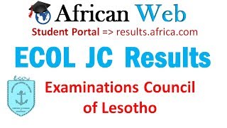 Lesotho JC Results 2017 How to check [upl. by Thurber]