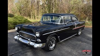 Small Block 427 Stroker V8 Powered 1955 Chevrolet Bel Air Test drive [upl. by Enileuqaj]