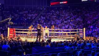 Dillian Whyte Vs Oscar Rivas Round 9 knock down [upl. by Abagail]