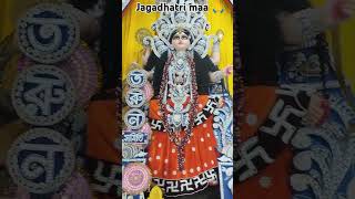 Jagadhatri maa 🙏 Rishra jagadhatri puja 2024 youtubeshorts jagatdhatripuja [upl. by Essy]