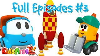 Leo the Truck Full Episodes 3 Сartoons for kids [upl. by Tucker378]