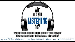 Who are you listening to [upl. by Oicnedurp]