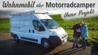 Motorradtransporter mit Hubbett als Wohnmobil oder klassisch als CamperVAN ausbauen Die Abstimmung [upl. by Korrie]