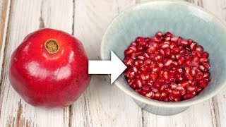 The BEST Way To Open amp Eat A Pomegranate [upl. by Aynos]