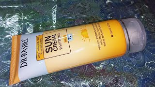 Dr Rashel whitening sun screen SPF 75 review [upl. by Yalahs]