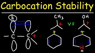 Carbocation Stability  Hyperconjugation Inductive Effect amp Resonance Structures [upl. by Minnaminnie994]