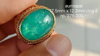 batu alam bacan Doko kristal hijau with plat 175mm x 122mm ring 8 bacan ads [upl. by Giraud]