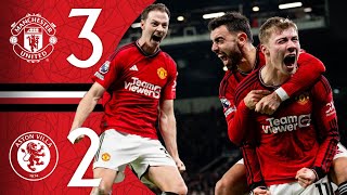 GARNACHO amp HOJLUND TO THE RESCUE 🤩  Man Utd 32 Aston Villa  Highlights [upl. by Manas]