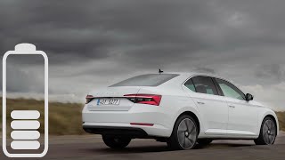 Skoda Superb iV electric range PlugIn Hybrid  reallife test in a city and outside  1001cars [upl. by Barcot]