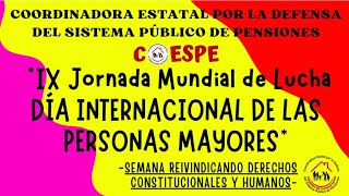 Coordinadora Estatal por la Defensa del Sistema Público de Pensiones [upl. by Nylavad]