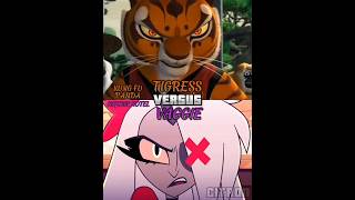 Tigress Vs Vaggie  ThatPerson0907 Open Collab Submission edit 1v1 kungfupanda hazbinhotel [upl. by Rahs]