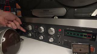 Revox B77 LED bargraph FREQ RESPONSE [upl. by Ingrim228]