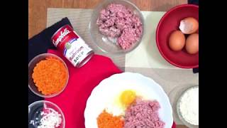 Campbells Meatball Recipe Video [upl. by Aikam]