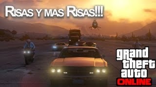 RISAS Y MAS RISAS GTA V Online con Vegetta y Willyrex  LuzuGames [upl. by Anawait738]