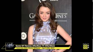 Game of Thrones Interview with Maisie Williams  AfterBuzz TV [upl. by Klaus]