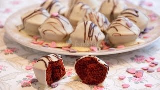 Red velvet chococakebollen [upl. by Llerehs]