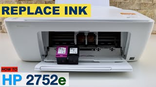 HP DeskJet 2752e Ink Cartridge Replacement HP 67 Black amp Colour Ink [upl. by Wenda]