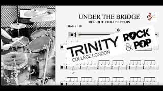 UNDER THE BRIDGE  Trinity Rock and Pop Grade 2 Drums [upl. by Pedaias]