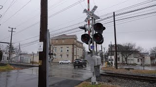 Railroad Crossing Upgrades Along The Warminster Line 20212022 [upl. by Vinny177]