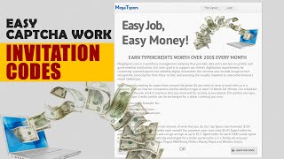 megatypers work tutorial  megatypers INVITATION CODEs  captcha work [upl. by Aniram]