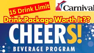 Are CARNIVAL Cruise Drink Packages WORTH THE COST in 2024 [upl. by Nivlak440]