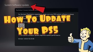 How To Update Your PS5 Software  PS5 Software Update [upl. by Valenza181]