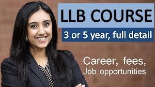 LLB course detail Eligibility career and scope in llb [upl. by Hirst]