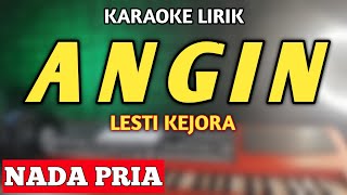 Lesti  Angin Karaoke Nada Pria [upl. by Enahs]