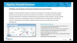 Redington amp AlgoSec Webinar Session on Managing Firewalls amp Compliances  Redington Value [upl. by Slaby]